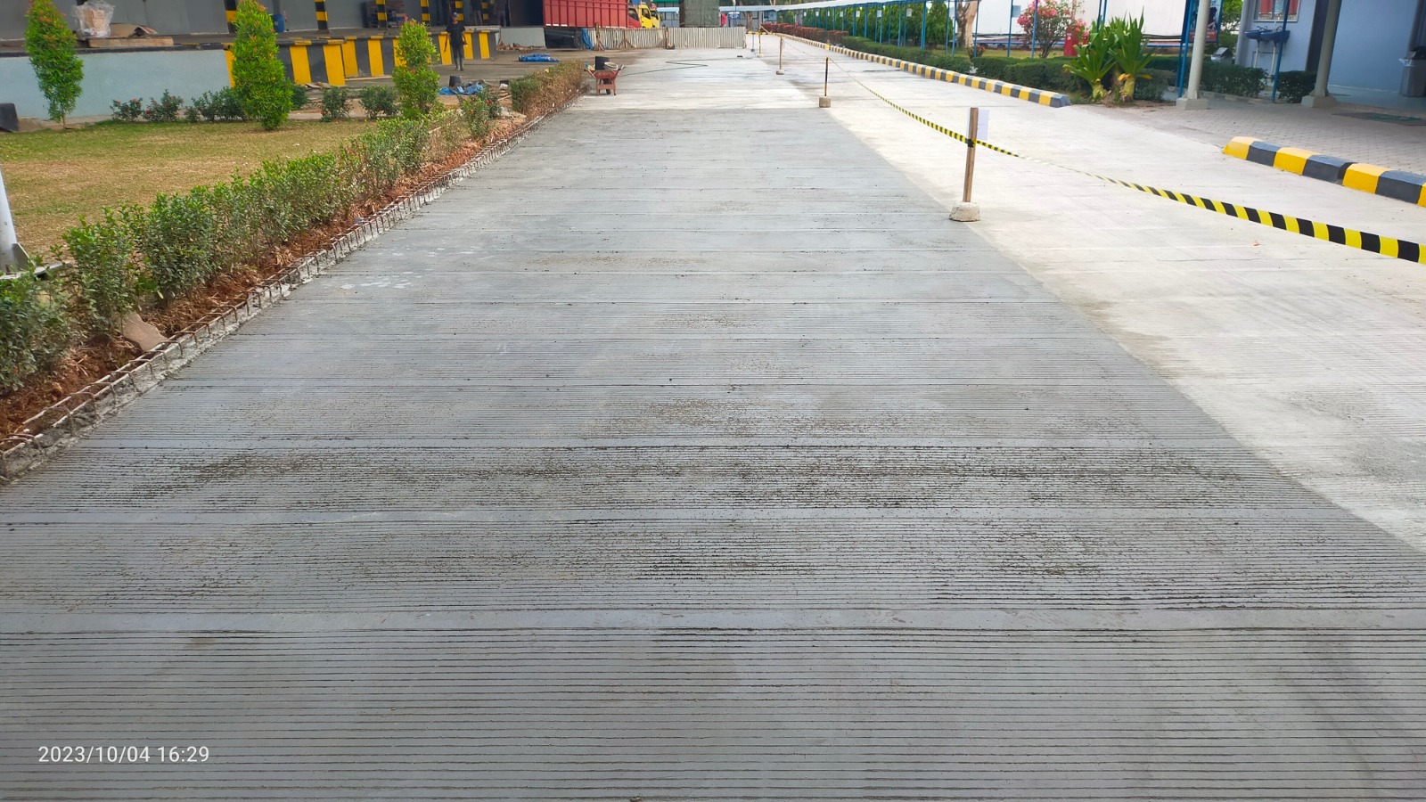 Pekerjaan Jalan Cor Indofood Noodle Lampung